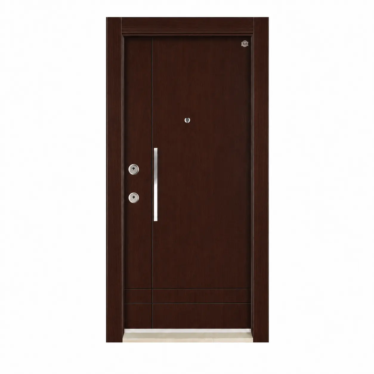 Kale D02 butik çelik kapı kapalı görünüm